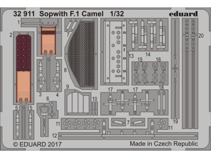 1/32 Sopwith F.1 Camel  for WINGNUT WINGS kit