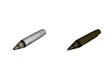 1/72 Matra Type 155 SNEB Rocket Launcher Pod (2 pc