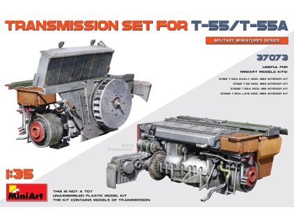 1/35 Transmission Set for T-55/T-55A - Miniart