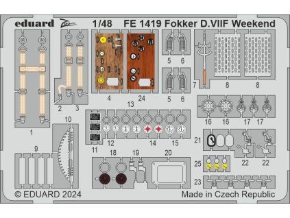 Fokker D.VIIF Weekend 1/48 recommended for EDUARD