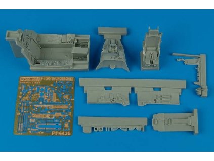 1/48 F-105D Thunderchief cockpit set - HAS/MON