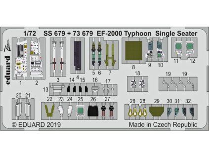 EF-2000 Typhoon Single Seater 1/72 recommended for REVELL