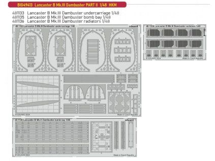 Lancaster B Mk.III Dambuster PART II 1/48 recommended for HKM