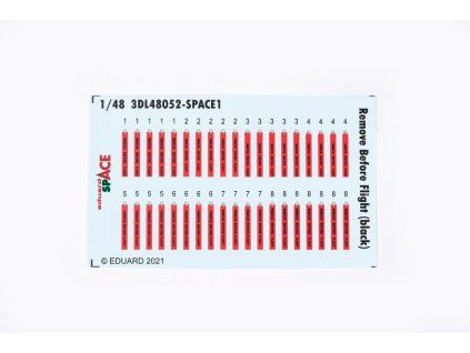 Remove Before Flight (black) SPACE 1/48