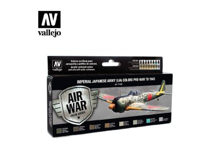 Vallejo Model Air IJA Set 71152 Imperial Japanese Army (IJA) Colors (8)