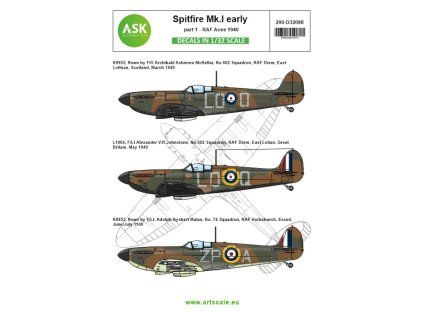 1/32 Spitfire Mk.Ia part 1 - "The Few", 1940 RAF Aces