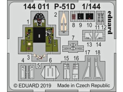 1/144 P-51D for EDUARD/PLATZ kit