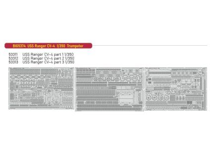 USS Ranger CV-4 1/350 recommended for TRUMPETER