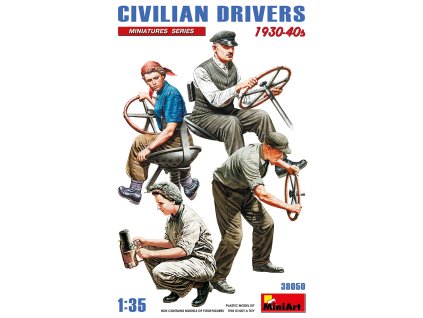 1/35 Civilian Drivers 1930-40s - Miniart