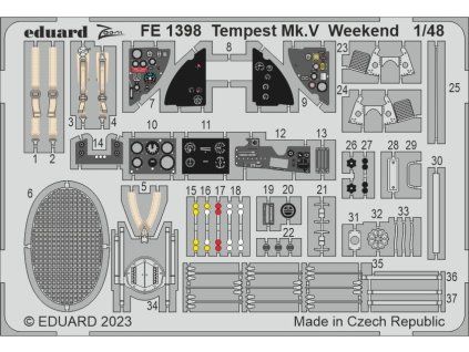 Tempest Mk.V Weekend 1/48 recommended for EDUARD