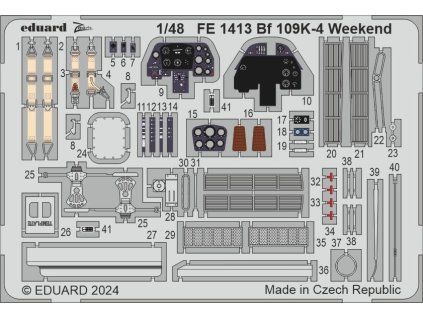 Bf 109K-4 Weekend 1/48 recommended for EDUARD