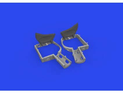 Bf 109K-4 wheel bays PRINT 1/48 recommended for EDUARD