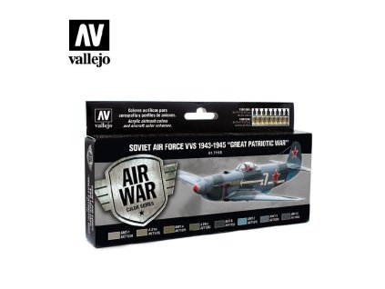 Vallejo Model Air Soviet Set 71198 1943 To 1945 - Great Patriotic War (8)