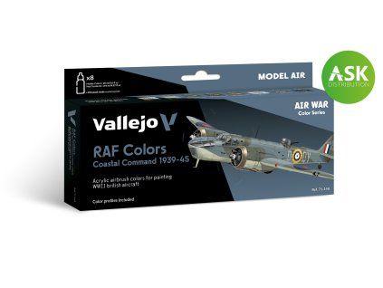 Vallejo Model Air 71148 Coastal Command 193945 RAF / 8 colors set (18 ml)