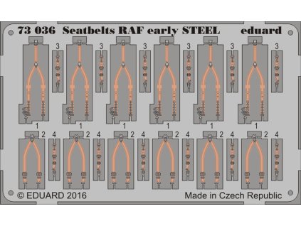 1/72 Seatbelts RAF early STEEL