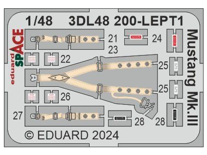 Mustang Mk.III SPACE 1/48 recommended for EDUARD