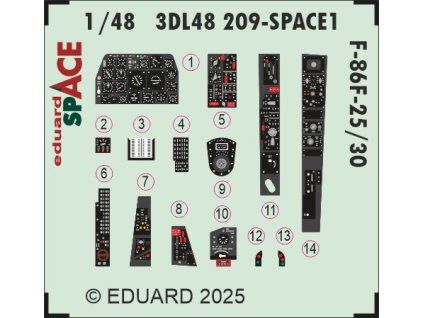 F-86F-25/30 SPACE 1/48 recommended for AIRFIX