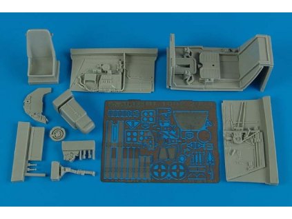 1/32 Bf 109F-2/F-4 cockpit set - (early version)