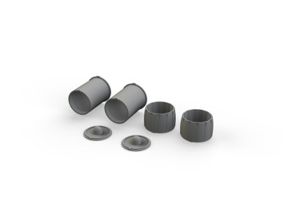 1/48 F-14D exhaust nozzles for TAMIYA kit