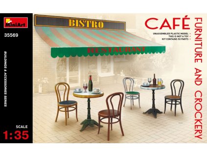 1/35 Café Furniture & Crockery