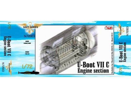 1/72 U-Boot VII Engine section V for REV