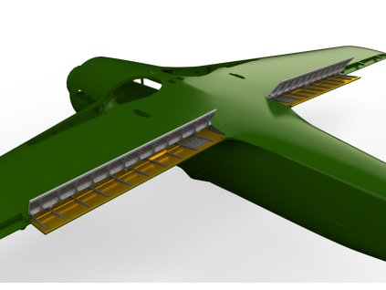 Fw 190D landing flaps PRINT 1/48 recommended for EDUARD