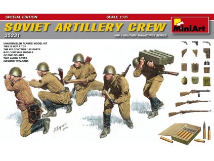 1/35 Soviet Artillery Crew.Special Edition - Miniart