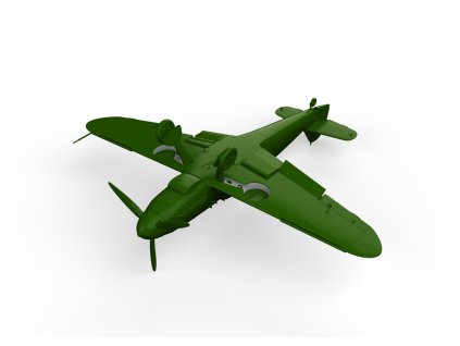 Bf 109F wheel bays rounded PRINT 1/72 recommended for EDUARD