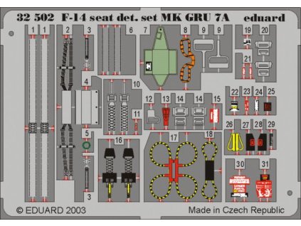 1/32 F-14A ejection seat for TAMIYA kit