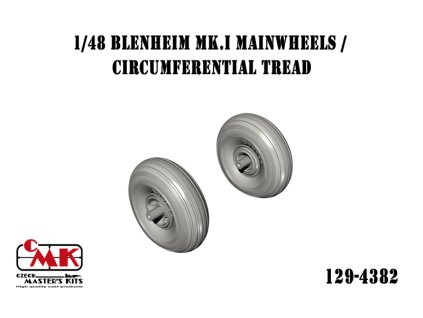 1/48 Blenheim Mk.I Mainwheels / Circumferential Tread