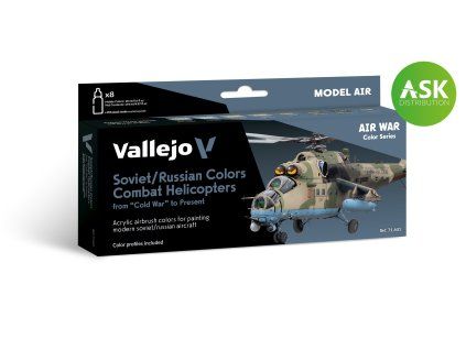 Vallejo Model Air 71601 Soviet / Russian Colors Combat Helicopters post WWII to present Soviet / 8 c
