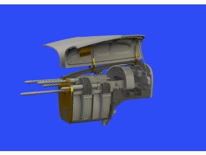 P-38F/G nose gun bay 1/48 recommended for TAMIYA