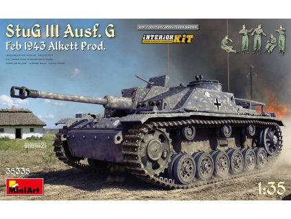 1/35 StuG III Ausf. G Feb 1943 Alkett Prod. Interior Kit - Miniart