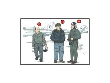 1/72 Warsaw Pact Pilots (3 fig.)