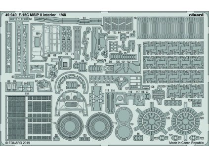 1/48 F-15C MSIP II interior for GREAT WALL HOBBY kit