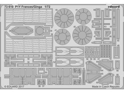 P1Y Frances/Ginga 1/72 recommended for HASEGAWA