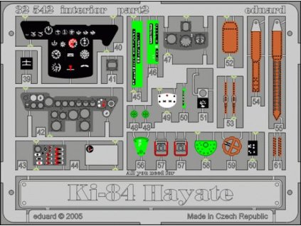 Ki-84 Hayate interior recommended for HASEGAWA