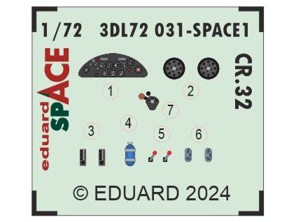 CR.32 SPACE 1/72 recommended for ITALERI