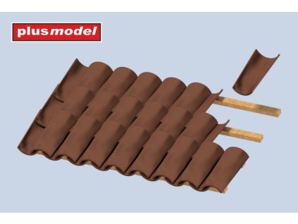 1/35 Roof tiles Italian type   140pcs