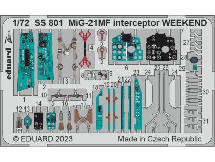 MiG-21MF interceptor WEEKEND 1/72 recommended for EDUARD