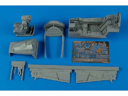 1/32 F-8E/H Crusader cockpit set - TRUMPETER