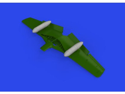 P-51D 108gal paper drop tanks PRINT 1/72 recommended for EDUARD