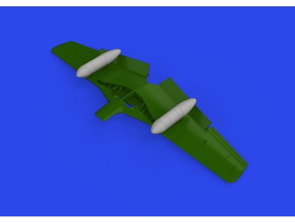 P-51D 108gal paper drop tanks PRINT 1/72 recommended for EDUARD