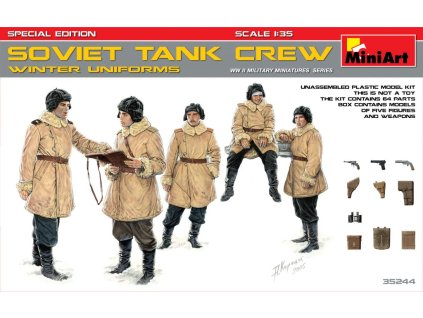 1/35 Soviet Tank Crew(Winter Uniforms)Special Edition - Miniart