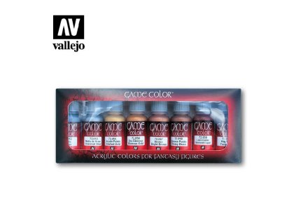 25797 72303 metallic colors vallejo game color effects set
