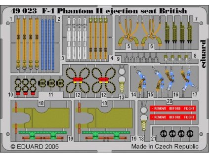 1/48 F-4 ejection seat British for HASEGAWA/REVELL kit