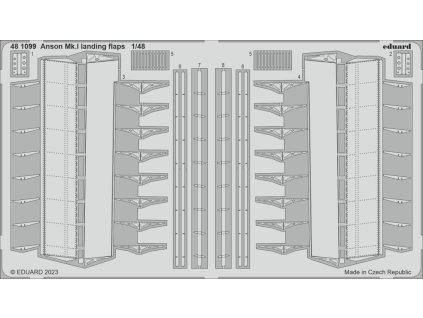 Anson Mk.I landing flaps 1/48 recommended for AIRFIX