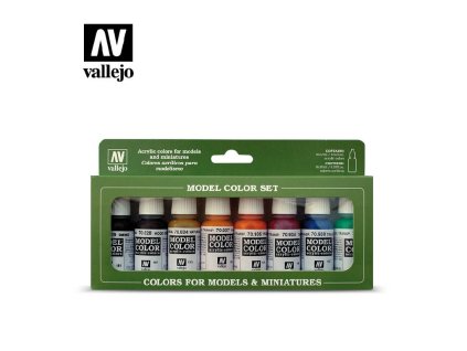 Sada akrylových barev Vallejo Model Color 8 colors Set 70136 Transparent Colors (8)