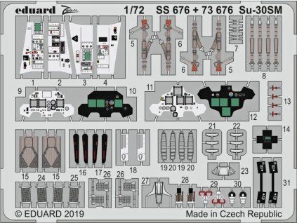 Su-30SM 1/72 recommended for ZVEZDA