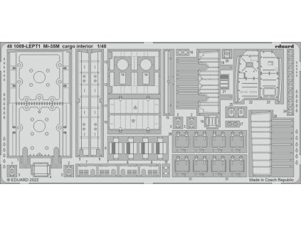 Mi-35M cargo interior 1/48 recommended for ZVEZDA
